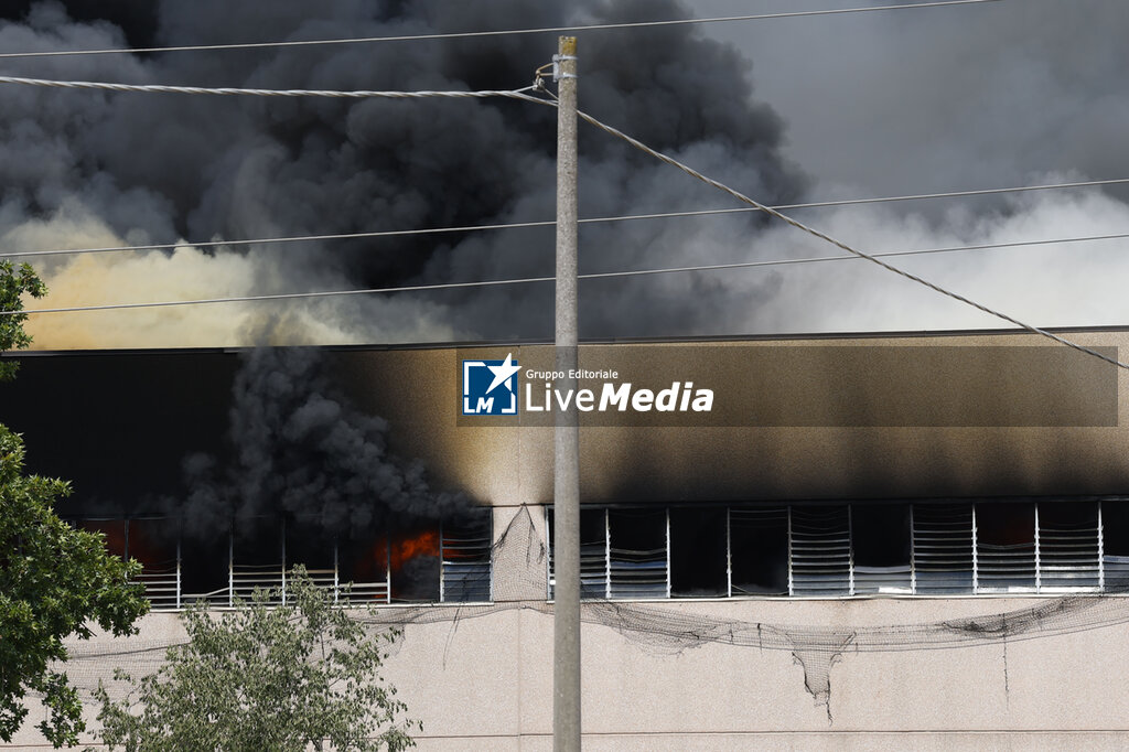 Incendio capannone a Lonato del Garda - NEWS - CHRONICLE