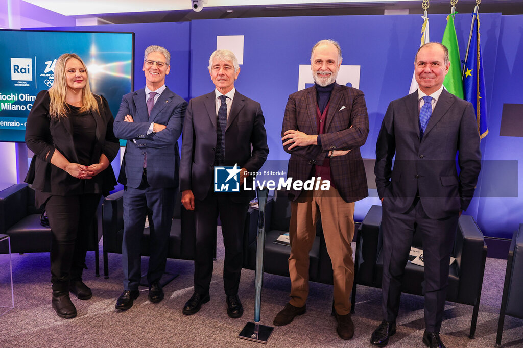 RAI - Conferenza Stampa XXV Giochi Olimpici Invernali Milano Cortina - NEWS - EVENTS