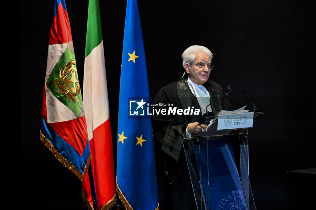 The President of the Italian Republic Sergio Mattarella receives laurea honoris causa from the University of Florence - NEWS - POLITICS