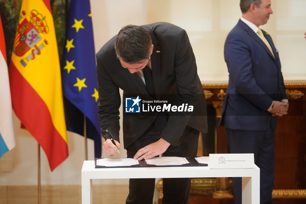 President Pedro Sanchez receives the Grand Duke of Luxembourg at Moncloa Palace, Thursday, March 5, 2026 - NEWS - POLITICS