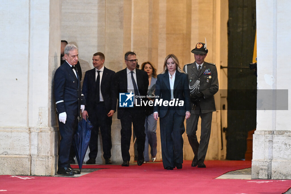 Prime Minister Giorgia Meloni receives Ukrainian President Volodymyr Zelensky at Palazzo Chigi - NEWS - POLITICS
