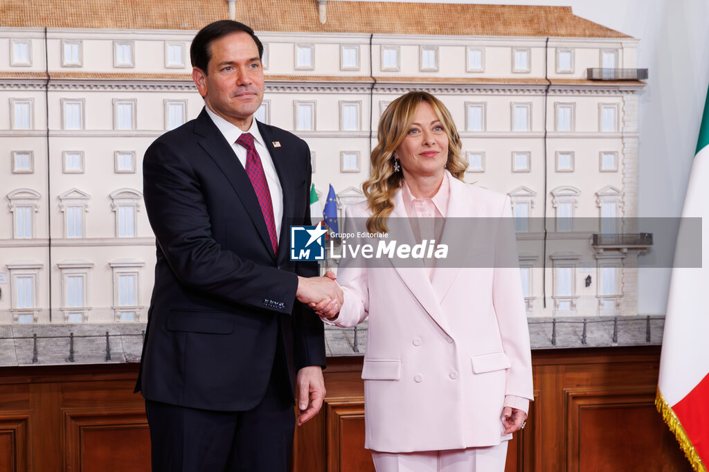Giorgia Meloni incontra il Segretario di Stato USA Marco Rubio - NEWS - POLITICS