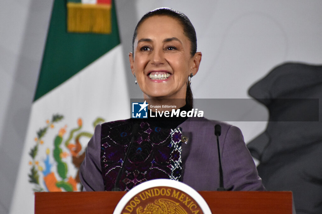 Mexico’s President Claudia Sheinbaum Holds Briefing - NEWS - POLITICS