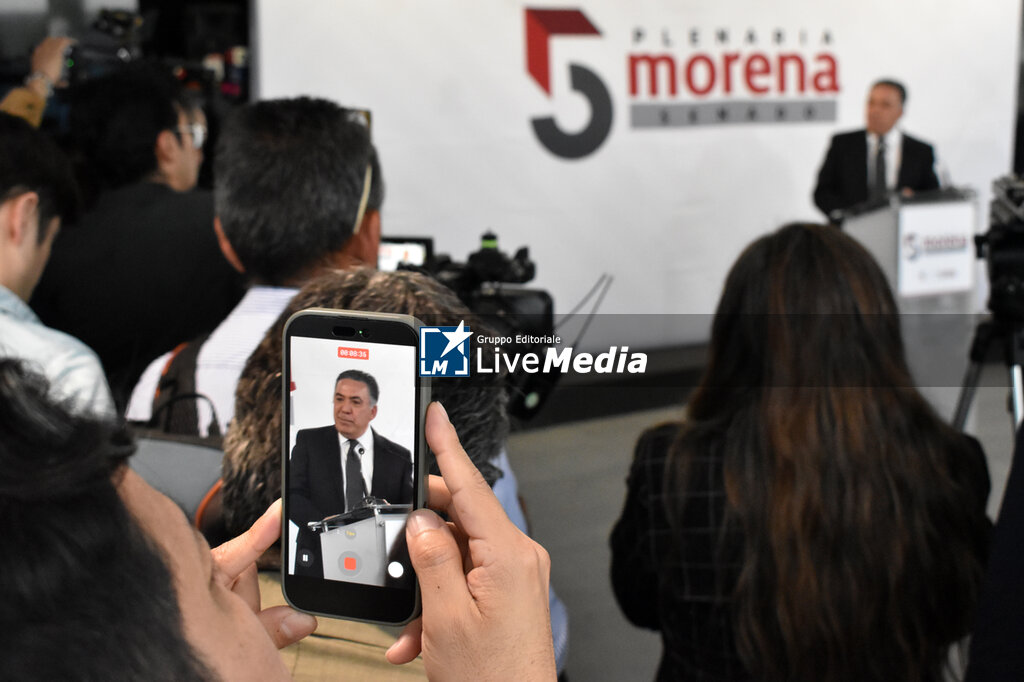 Mexican Senator Enrique Inzunza Holds Press Conference - NEWS - POLITICS