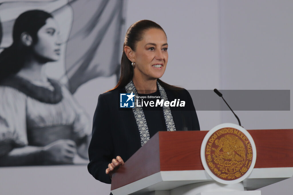 Mexico’s President Claudia Sheinbaum Holds Briefing - NEWS - POLITICS