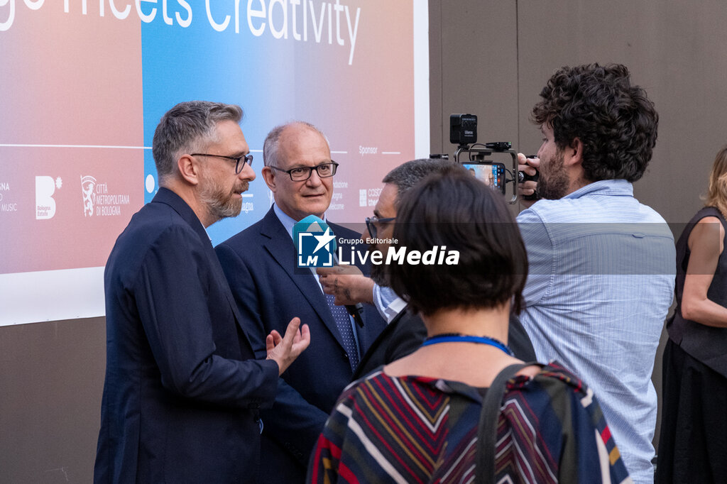 Bologna Portici Festival: Aldo Cazzullo, Roberto Gualtieri, Matteo Lepore. - REPORTAGE - POLITICS