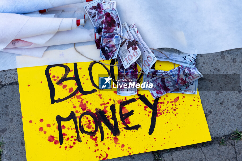 Demonstration against US ambassador in Italy Tilman J. Fertitta in Venice - REPORTAGE - POLITICS