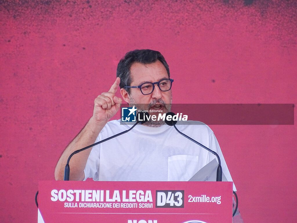 Pontida 2026, raduno nazionale Lega Salvini premier - REPORTAGE - POLITICS