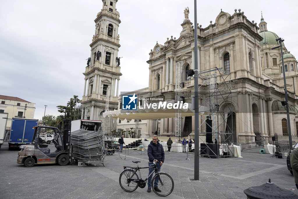 Preparations Underway for Pope Leo XIV Visit in Pompei - NEWS - RELIGION