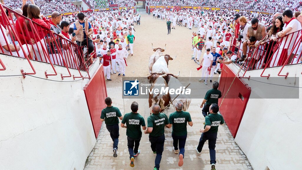 Last running of the bulls of San Fermin 2026 with bulls from the Jandilla  - REPORTAGE - SOCIETY