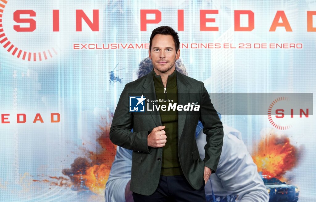 Chris Pratt at the Sin Piedad photocall in the city of Madrid, Madrid 09 January 2026 - NEWS - VIP