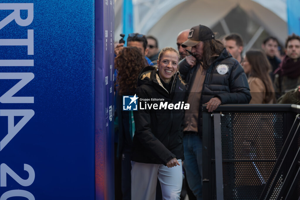 CAROLINA KOSTNER AT THE OLYMPIC VILLAGE OF MILAN CORTINA 2026 - NEWS - VIP