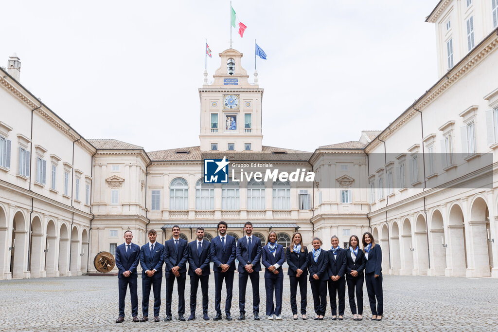 Photocall - Mattarella meets with the italian women's and men's national tennis teams - NEWS - VIP