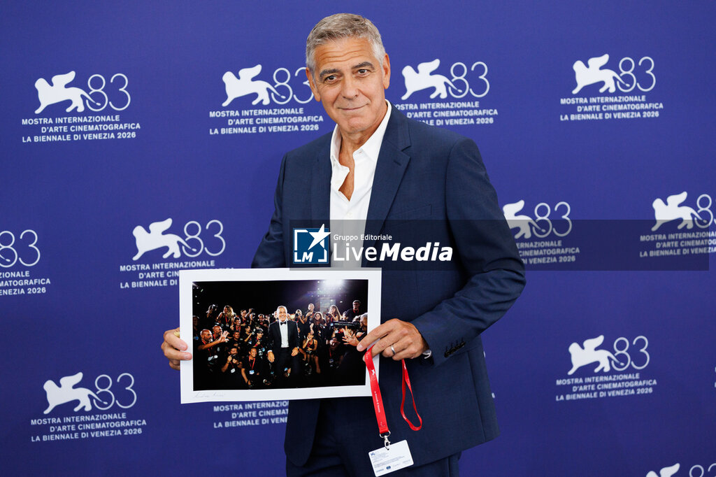 George Clooney Golden Lion For Lifetime Achievement Photocall - The 83rd Venice International Film Festival - NEWS - VIP