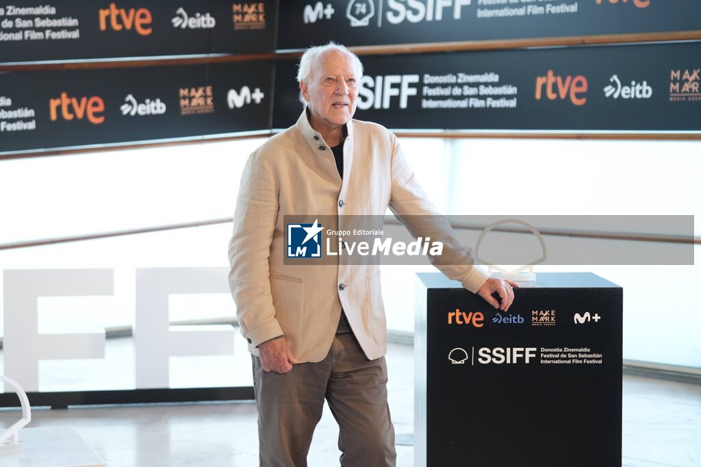 Director Werner Herzog at photocall film Bucking Fastard during the 74nd San Sebastian Film Festival in San Sebastian, Spain, on Wednesday , 18 September, 2026. - NEWS - VIP