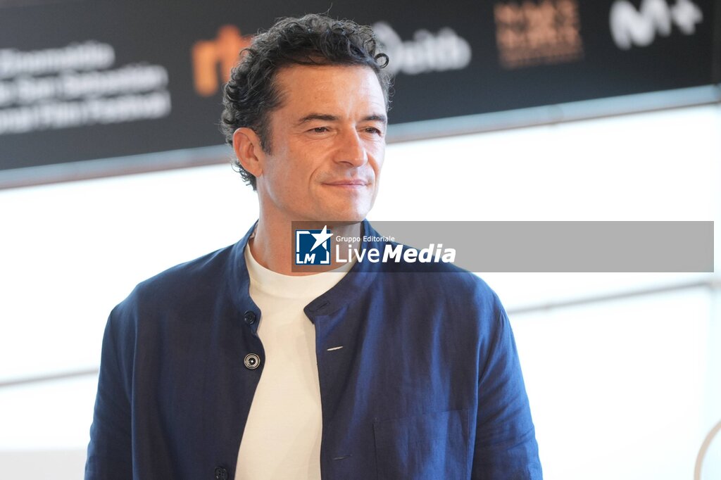 Actor Orlando Bloom at photocall film Bucking Fastard during the 74nd San Sebastian Film Festival in San Sebastian, Spain, on Wednesday , 18 September, 2026 - NEWS - VIP