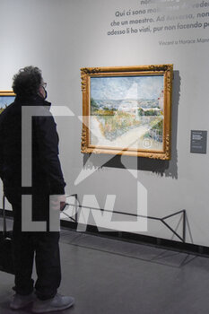 2021-02-01 - I visitatori ammirano i quadri di Van Gogh - RIAPERTURA MOSTRA "VAN GOGH. I COLORI DELLA VITA." - NEWS - CULTURE