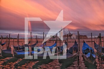 2020-10-03 - Rainbow and sunset on San Giorgio Island - VENICE, FROM SUNSET TO NIGHT - REPORTAGE - PLACES