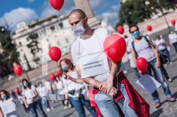 2020-06-15 - Flash Mob Infermieri Piazza del Popolo Roma 15/06/2020 - FLASH MOB INFERMIERI - NEWS - WORK