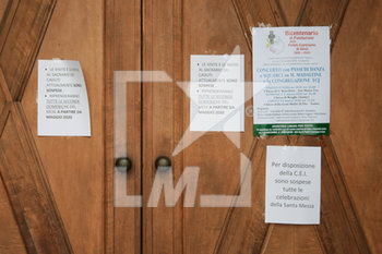 2020-03-15 - Torino - Chiesa della Gran Madre di Dio chiusa - EMERGENZA CORONAVIRUS - CITTà DI TORINO - NEWS - HEALTH