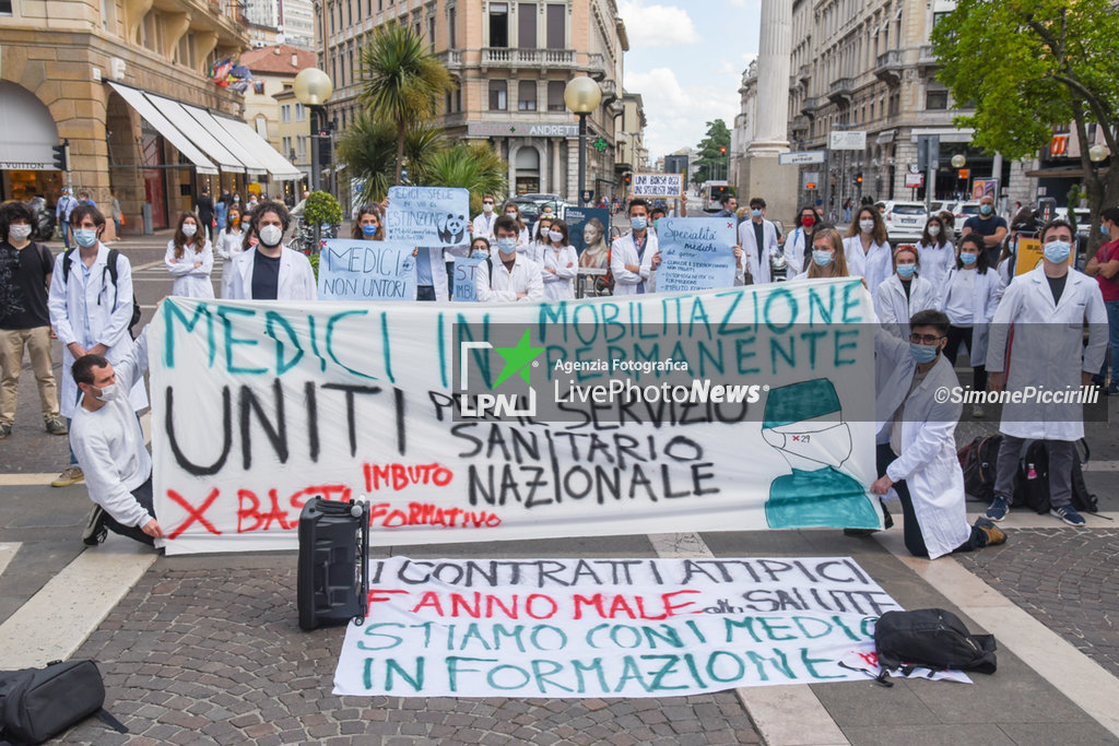 Manifestazione Giovani Medici non Specializzati - NEWS - WORK