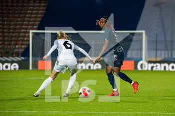 2014-01-24 - Melvine Malard of France controls the ball during the FIFA Women's World Cup 2023, Qualifiers Group I football match between France and Estonia on October 22, 2021 at Dominique Duvauchelle stadium in Créteil, France - FIFA WOMEN'S WORLD CUP 2023, QUALIFIERS - FRANCE VS ESTONIA - FIFA WORLD CUP - SOCCER