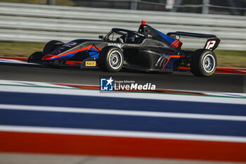 2020-01-26 - 12 GILKES Megan (can), Rodin Carlin, Tatuus F4-T421, action during the 7th round of the 2023 F1 Academy from October 20 to 22, on the Circuit of The Americas, in Austin, USA - AUTO - F1 ACADEMY USA GRAND PRIX 2023 - FORMULA 1 - MOTORS