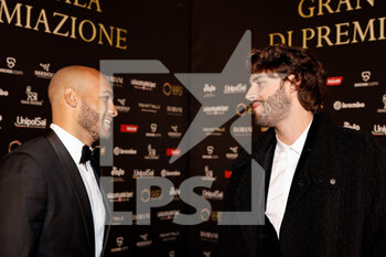 2021-12-14 - Marcell Jacobs and Gianmarco Tamberi greets each other - GAZZETTA SPORTS AWARDS 2021 - EVENTS - OTHER SPORTS