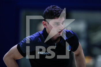 2021-11-20 - Ludovico Edalli of GAM Italy Team during the Gymnastics Grand Prix 2021 at Allianz Cloud Arena, Milan, Italy on November 20, 2021 - GYMNASTICS GRAND PRIX 2021 - GYMNASTICS - OTHER SPORTS