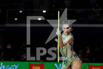2021-11-20 - Milena Baldassarri of RG Italy Team during the Gymnastics Grand Prix 2021 at Allianz Cloud Arena, Milan, Italy on November 20, 2021 - GYMNASTICS GRAND PRIX 2021 - GYMNASTICS - OTHER SPORTS