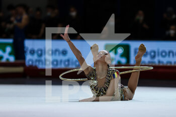 2021-11-20 - Andreea Verdes of RG Romania Team during the Gymnastics Grand Prix 2021 at Allianz Cloud Arena, Milan, Italy on November 20, 2021 - GYMNASTICS GRAND PRIX 2021 - GYMNASTICS - OTHER SPORTS