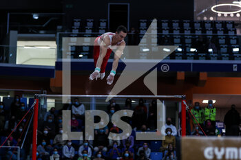 2021-11-20 - Ahmet Onder of GAM Turkey Team during the Gymnastics Grand Prix 2021 at Allianz Cloud Arena, Milan, Italy on November 20, 2021 - GYMNASTICS GRAND PRIX 2021 - GYMNASTICS - OTHER SPORTS