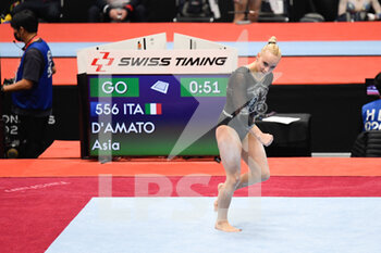 2021-10-18 - Asia D'Amato (ITALY) Floor - 2021 ARTISTIC GYMNASTIC WORLD CHAMPIONSHIP - WOMEN QUALIFIERS - GYMNASTICS - OTHER SPORTS