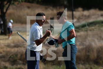 2021-09-05 - SEAN CROCKER AND RICHARD BLAND DURING THE 2 ROUND OF THE DS AUTOMOBILES 78TH ITALIAN GOLF OPEN AT MARCO SIMONE GOLF CLUB ON SEPTEMBER 05, 2021 IN ROME ITALY - DS AUTOMOBILES 78TH ITALIAN GOLF OPEN - GOLF - OTHER SPORTS