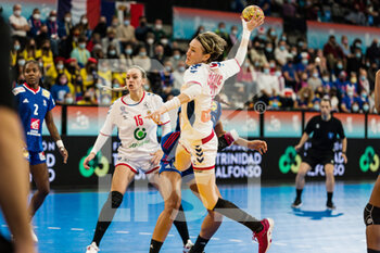 11/12/2021 - Kristina Liscevic of Serbia during the IHF Women's World Championship 2021, Main Round III match between Serbia and France on December 11, 2021 at Palau d'Esports de Granollers in Granollers, Barcelona, Spain - IHF WOMEN'S WORLD CHAMPIONSHIP 2021, MAIN ROUND III - SERBIA VS FRANCE - PALLAMANO - ALTRO