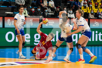 2021-12-11 - Tatjana Brnovic of Montenegro during the IHF Women's World Championship 2021, Main Round III handball match between Montenegro and RHF (Russia) on December 11, 2021 at Palau d'Esports de Granollers in Granollers, Barcelona, Spain - IHF WOMEN'S WORLD CHAMPIONSHIP 2021, MAIN ROUND III - MONTENEGRO VS RHF (RUSSIA) - HANDBALL - OTHER SPORTS