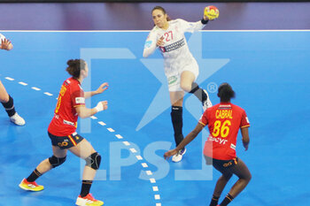 2021-12-19 - Louise Burgaard of Denmark during the IHF Women's World Championship 2021, Third place final handball match between Denmark and Spain on December 19, 2021 at Palau d'Esports de Granollers in Granollers, Barcelona, Spain - IHF WOMEN'S WORLD CHAMPIONSHIP 2021, THIRD PLACE FINAL - DENMARK AND SPAIN - HANDBALL - OTHER SPORTS
