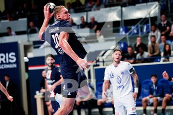 31/01/2021 - Dainis Kristopans of PSG during the EHF Champions League, Group Phase Handball match between Paris Saint-Germain Handball and HC PPD Zagreb on October 6, 2022 at Pierre de Coubertin stadium in Paris, France - HANDBALL - CHAMPIONS LEAGUE - PARIS SG V ZAGREB - PALLAMANO - ALTRO