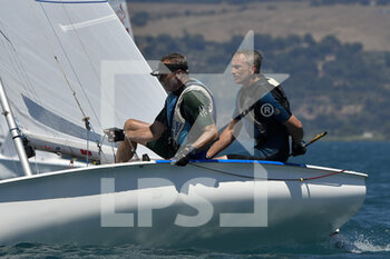 2021-08-07 - B. Kouwenhoven and J. Kouwenhoven, NED 55, during the fourth race of the Master 470 Cup, on Lake of Bracciano, 7th of August 2021 - SAILING 470 MASTER CUP 2021 - SAILING - OTHER SPORTS