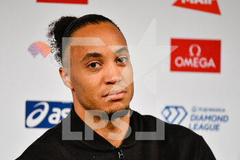 2021-08-27 - Pascal Martinot-Lagarde (Men's 110m Hurdles) of France attends the press conference prior to Meeting de Paris, IAAF Wanda Diamond League, Meeting de Paris Athletics event at Pullman Bercy Hotel, in Paris, France, on August 27, 2021 - Photo Victor Joly / DPPI - IAAF WANDA DIAMOND LEAGUE, MEETING DE PARIS - INTERNATIONALS - ATHLETICS