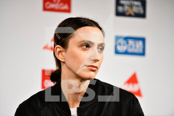 2021-08-27 - Maria Lasitskene (Women's High Jump) of Russia but representing the Authorised Neutral Athlete (ANA) attends the press conference prior to Meeting de Paris, IAAF Wanda Diamond League, Meeting de Paris Athletics event at Pullman Bercy Hotel, in Paris, France, on August 27, 2021 - Photo Victor Joly / DPPI - IAAF WANDA DIAMOND LEAGUE, MEETING DE PARIS - INTERNATIONALS - ATHLETICS