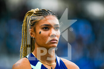 2021-08-28 - Gianna Woodruff (Women's 400m Hurdles) of Panama competes during the IAAF Wanda Diamond League, Meeting de Paris Athletics event on August 28, 2021 at Charlety stadium in Paris, France - Photo Victor Joly / DPPI - IAAF WANDA DIAMOND LEAGUE, MEETING DE PARIS 2021 - INTERNATIONALS - ATHLETICS