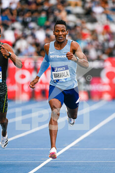 2021-08-28 - Isaac Makwala of Botswana compete during the (Men's 200m) of the IAAF Wanda Diamond League, Meeting de Paris Athletics event on August 28, 2021 at Charlety stadium in Paris, France - Photo Victor Joly / DPPI - IAAF WANDA DIAMOND LEAGUE, MEETING DE PARIS 2021 - INTERNATIONALS - ATHLETICS