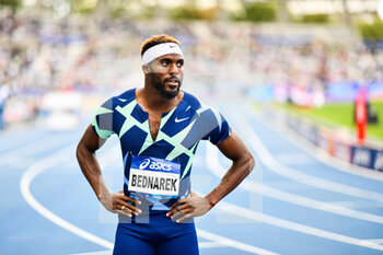 2021-08-28 - Kenneth "Kenny" Bednarek (Men's 200m) of USA competes during the IAAF Wanda Diamond League, Meeting de Paris Athletics event on August 28, 2021 at Charlety stadium in Paris, France - Photo Victor Joly / DPPI - IAAF WANDA DIAMOND LEAGUE, MEETING DE PARIS 2021 - INTERNATIONALS - ATHLETICS
