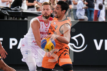 2021-09-12 - Arvin Slagter (Netherlands) and Szymon Rduch (Poland) in action - FIBA 3X3 EUROPE CUP 2021 - EUROCUP - BASKETBALL