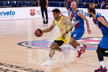 2021-10-01 - Maodo Lo of Alba Berlin during the Turkish Airlines EuroLeague basketball match between FC Barcelona and Alba Berlin on October 1, 2021 at Palau Blaugrana in Barcelona, Spain - FC BARCELONA VS ALBA BERLIN - EUROLEAGUE - BASKETBALL