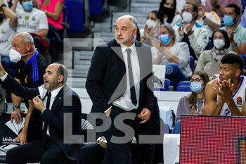 2021-10-13 - Pablo Laso, head coach of Real Madrid during the Turkish Airlines Euroleague basketball match between Real Madrid and AS Monaco on October 13, 2021 at Wizink Center in Madrid, Spain - REAL MADRID VS AS MONACO - EUROLEAGUE - BASKETBALL