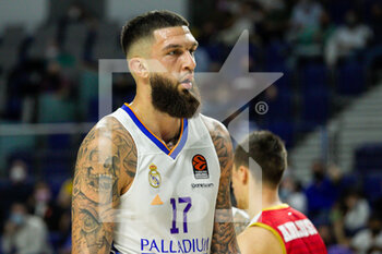2021-10-13 - Vincent Poirier of Real Madrid during the Turkish Airlines Euroleague basketball match between Real Madrid and AS Monaco on October 13, 2021 at Wizink Center in Madrid, Spain - REAL MADRID VS AS MONACO - EUROLEAGUE - BASKETBALL