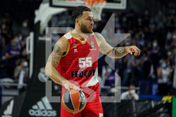2021-10-13 - Mike James of Monaco during the Turkish Airlines Euroleague basketball match between Real Madrid and AS Monaco on October 13, 2021 at Wizink Center in Madrid, Spain - REAL MADRID VS AS MONACO - EUROLEAGUE - BASKETBALL