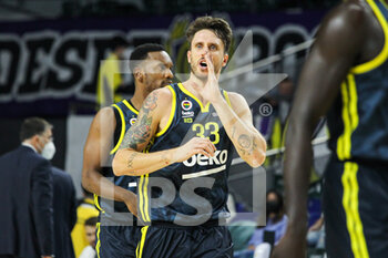 2021-10-21 - Achille Polonara of Fenerbahce during the Turkish Airlines Euroleague basketball match between Real Madrid and Fenerbahce on October 21, 2021 at Wizink Center in Madrid, Spain - REAL MADRID VS FENERBAHCE - EUROLEAGUE - BASKETBALL